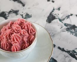 Бананово-клубничное мороженое