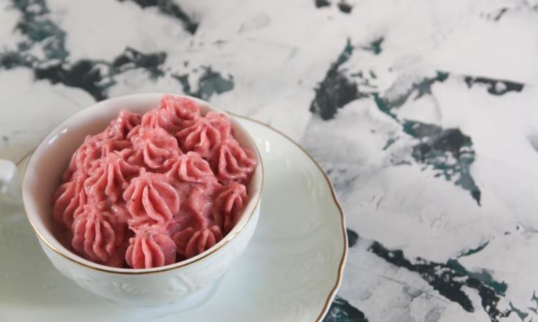 Рецепт бананова-клубничного мороженого