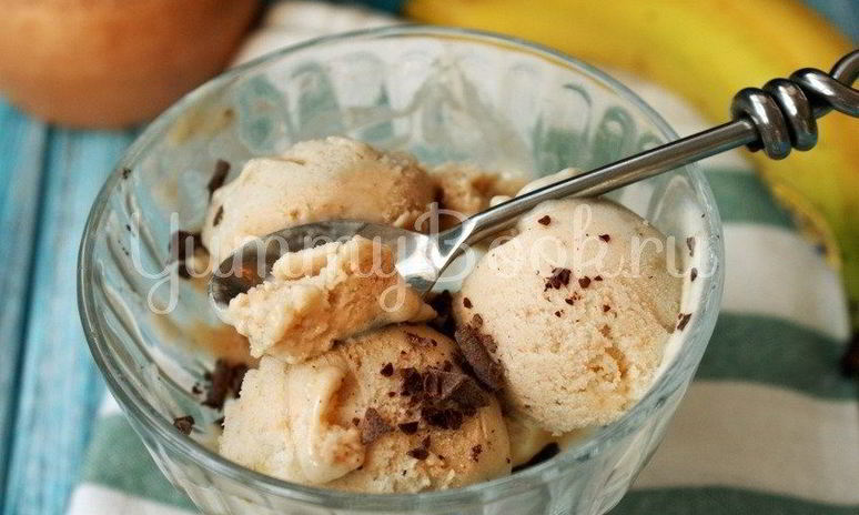 Рецепт бананового мороженого