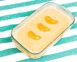 Домашнее мороженое с мандаринами