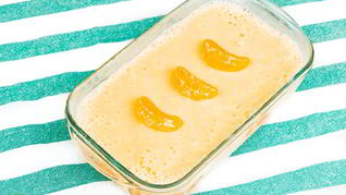 Домашнее мороженое с мандаринами