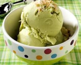 Мороженое из кокоса и авокадо