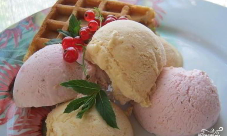 Рецепт мороженого из сгущенки