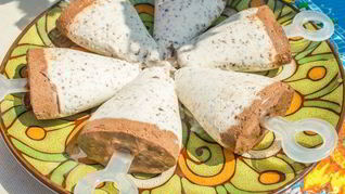 Мороженое с шоколадной крошкой