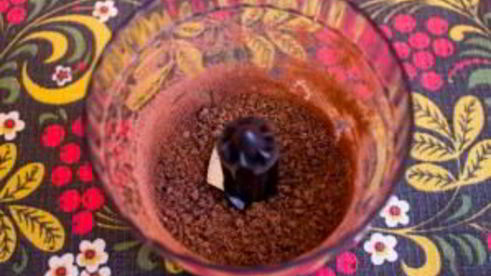 мороженое с шоколадной крошкой