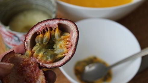 мороженое тропический рай с ананасами