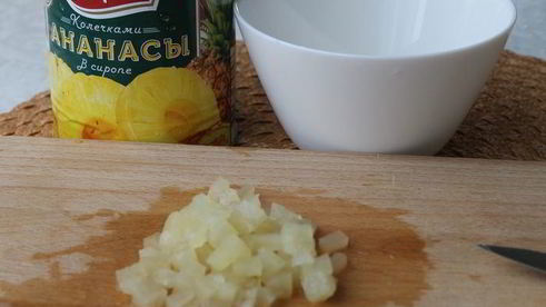 мороженое тропический рай с ананасами