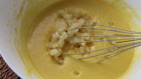 мороженое тропический рай с ананасами