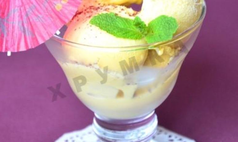 Рецепт мятного мороженого