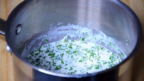 мятное мороженое