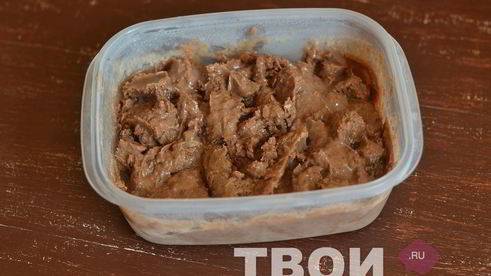 шоколадное мороженое