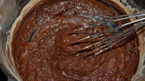 шоколадный торт-мороженое с маршмэллоу и фундуком