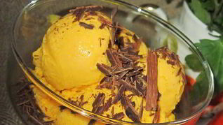 Тыквенное мороженое