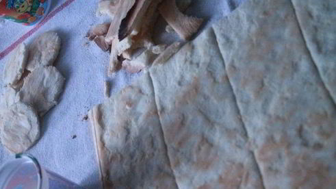 бисквитные стаканчики с черничным муссом