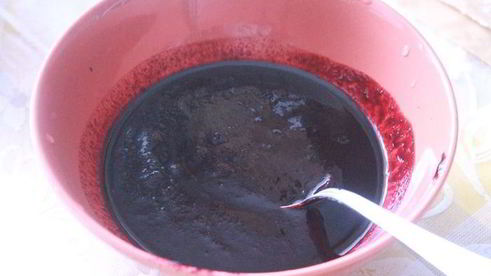 бисквитные стаканчики с черничным муссом