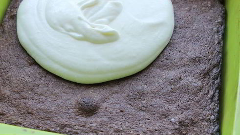 брауни с муссом из маршмеллоу