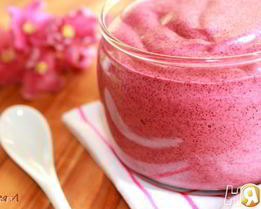 Чернично-яблочный мусс