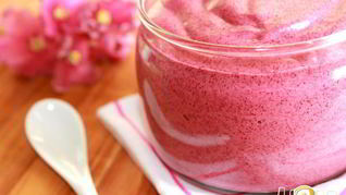 Чернично-яблочный мусс