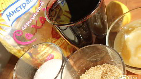 чернично-яблочный мусс