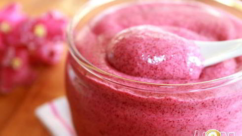 чернично-яблочный мусс