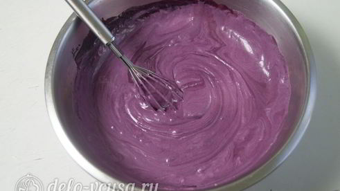 черничный муссовый торт