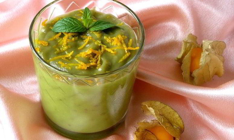 Рецепт мусса из авокадо с апельсином