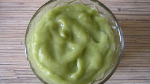 мусс из авокадо с апельсином