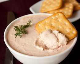 Мусс из копченого лосося