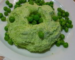 Мусс из зеленого горошка и спаржи