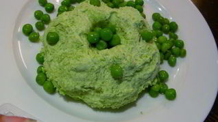 Мусс из зеленого горошка и спаржи