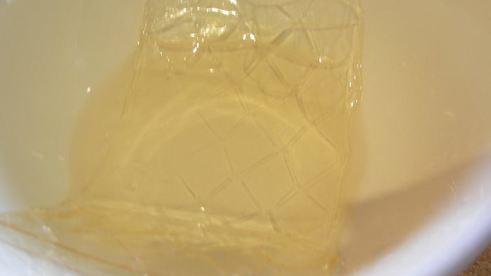 мусс из зеленого горошка и спаржи