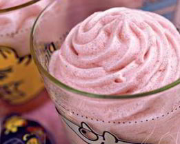 Мусс клюквенный из манной крупы