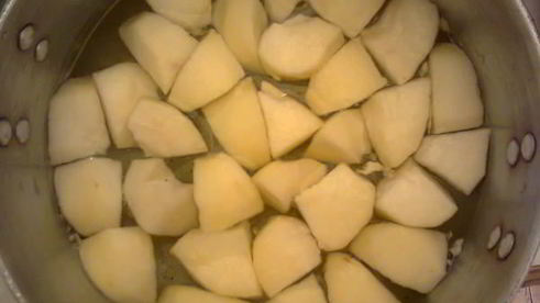 мусс яблочный на манной крупе