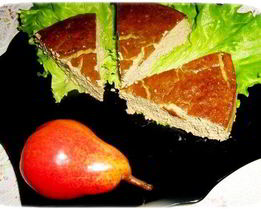 Печеночный мусс с грушами