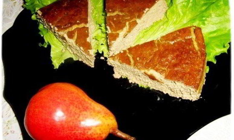 Рецепт печеночного мусса с грушами