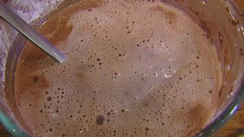 шоколадно-мятный крем-мусс