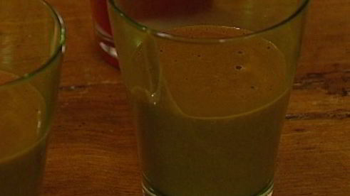 шоколадный мусс с красной смородиной