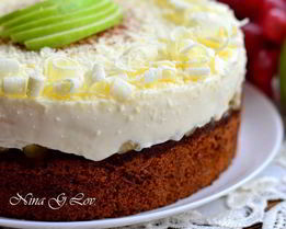 Торт-Мусс Медово-яблочный