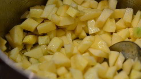 торт-мусс медово-яблочный