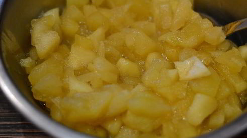 торт-мусс медово-яблочный