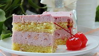 Торт-мусс Сад с черешней