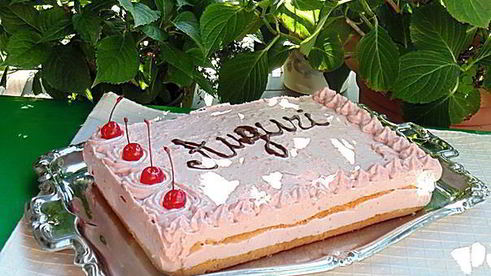 торт-мусс сад с черешней