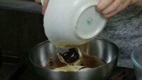 торт-мусс три шоколада