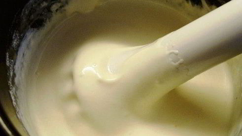 творожный мусс с брусникой