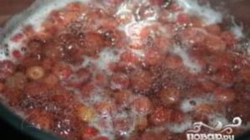 земляничный мусс