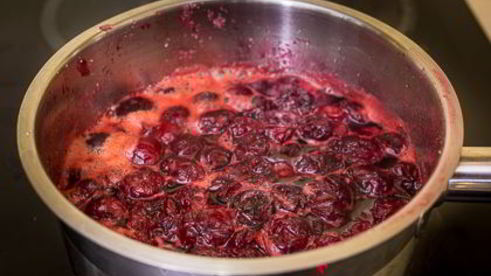 панна котта с вишневым соусом