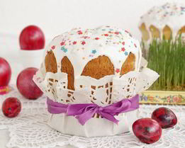 Апельсиновый кулич с цукатами