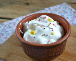 Белая глазурь для кулича