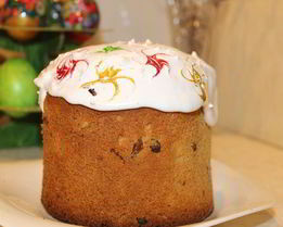 Кулич из венского теста