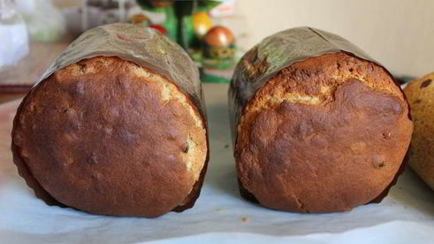 кулич из венского теста